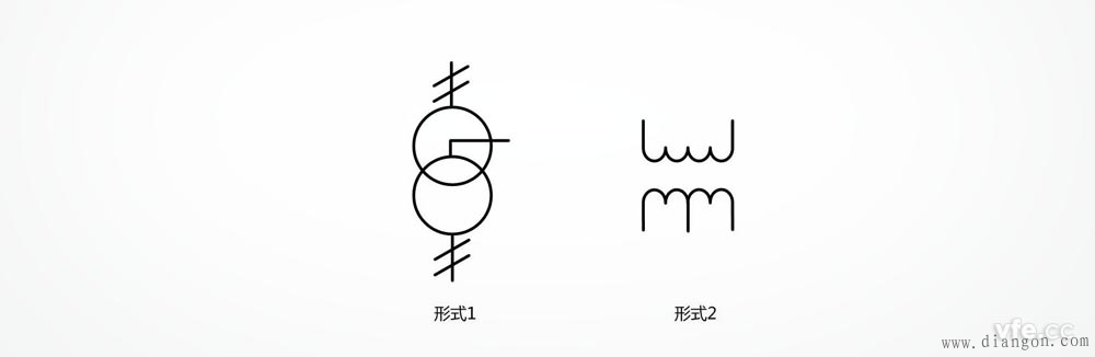 在一个绕组上有中心点抽头的变压器