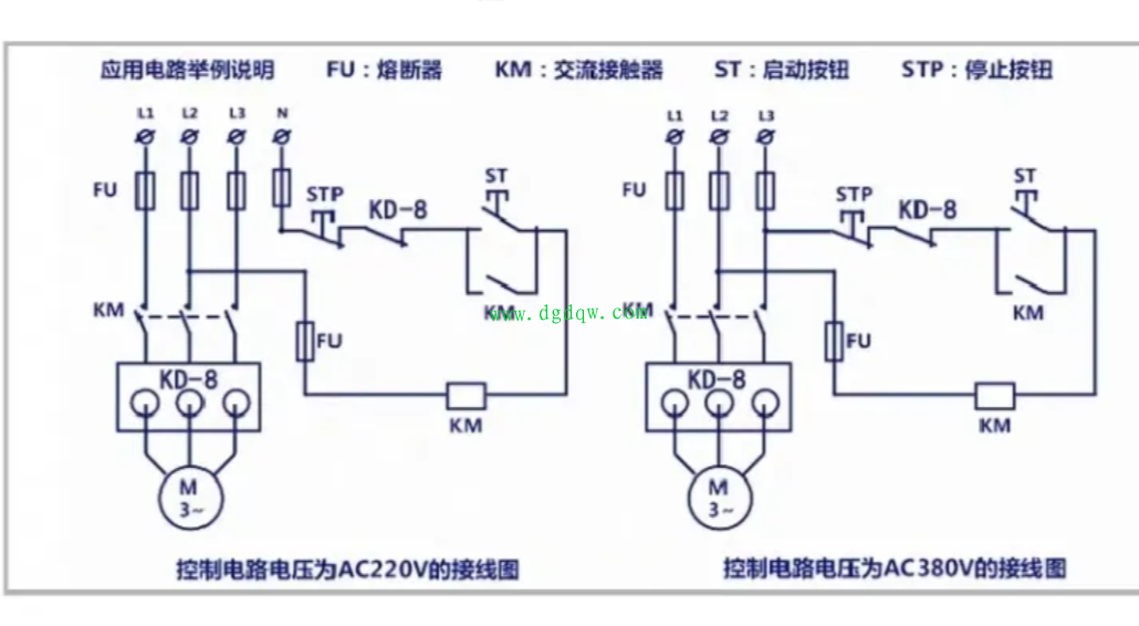 在实际使用中,应根据电动机的具体工作条件和需求选择合适的保护设