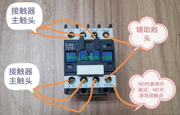 交流接触器常开触点和常闭触点的工作原理 - 接触器_电工电气学习网