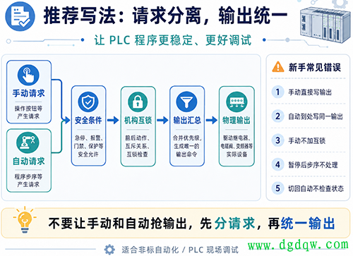PLC�������ֶ����Զ�ֻ���������ͳһ����